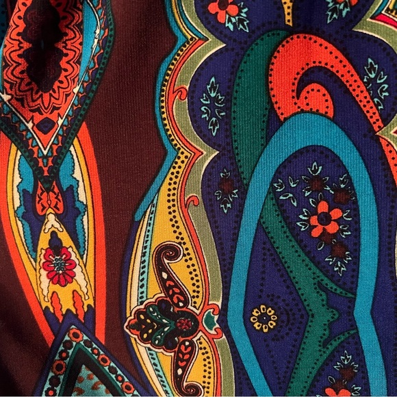 Sexy psychedelic boho mini dress - Picture 13 of 16